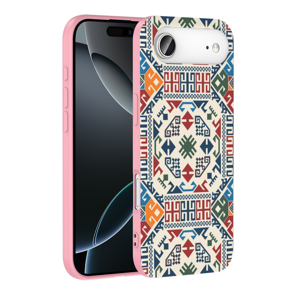 Multicolor Ethnic Geometric Motif İphone 17 Air Case