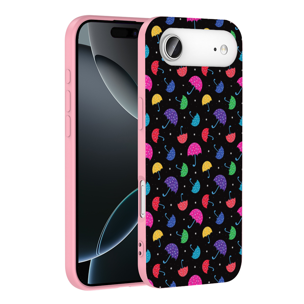 Colorful Heart Umbrellas Pattern İphone 17 Air Case