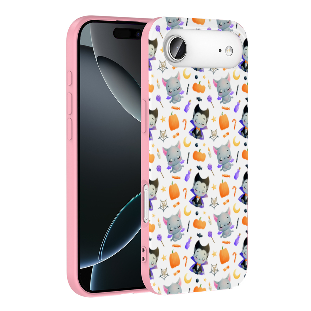 Cute Vampire and Bat Halloween Seamless Pattern İphone 17 Air Case