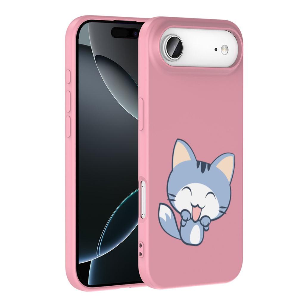 Kawaii Blue Cat İphone 17 Air Case