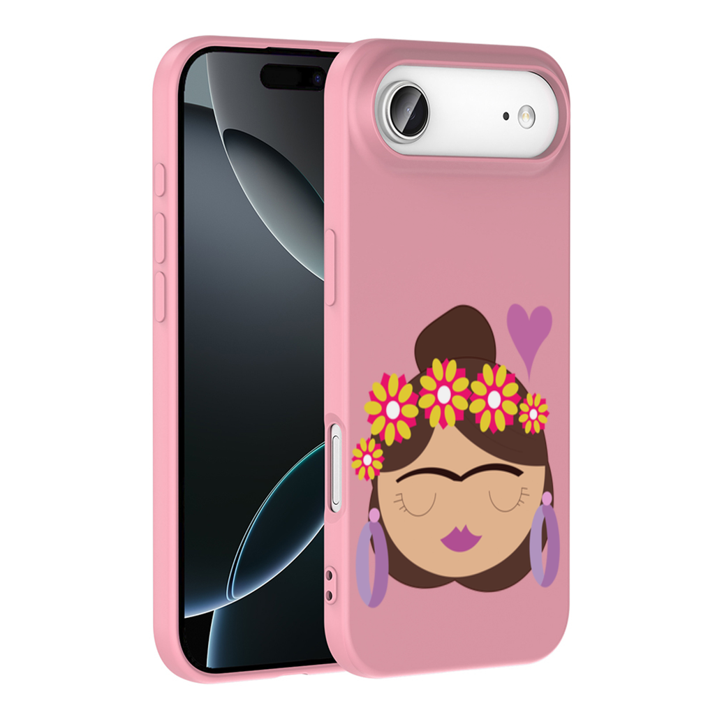Frida Kahlo Inspired Floral Woman İphone 17 Air Case
