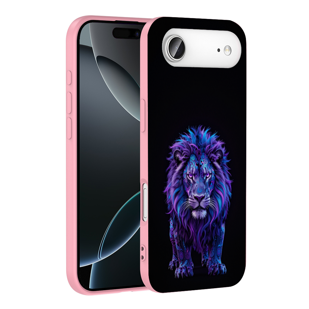 Neon Purple Lion İphone 17 Air Case