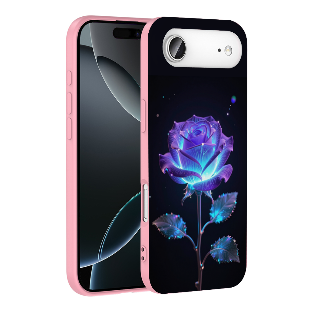 Bioluminescent Neon Rose İphone 17 Air Case