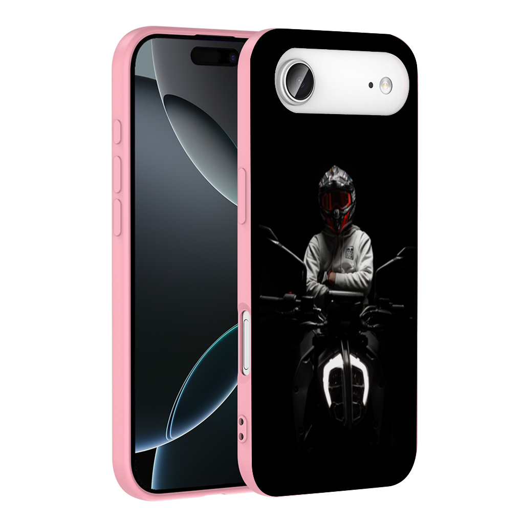 Dark Night Rider with Helmet İphone 17 Air Case