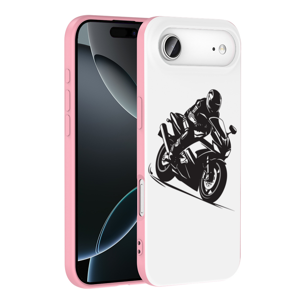 Sportbike Rider Leaning in Corner İphone 17 Air Case