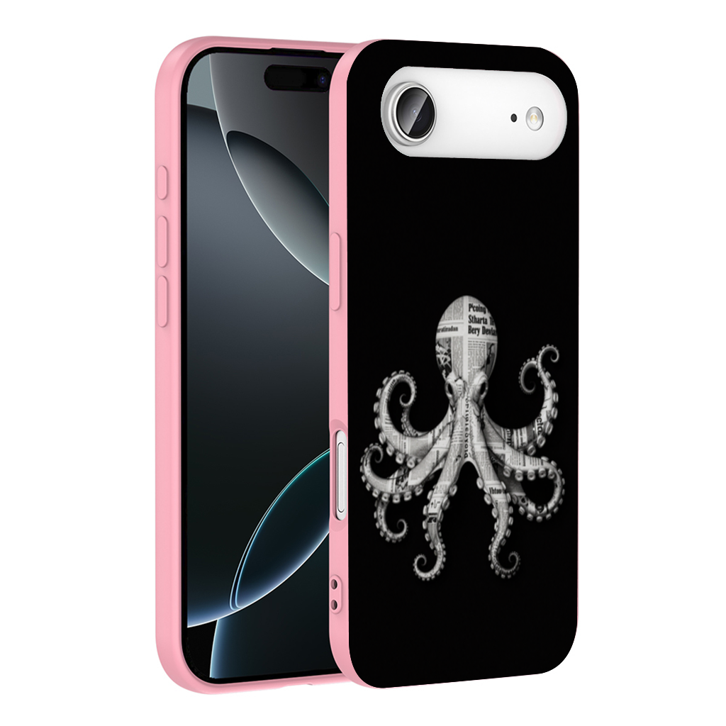 Vintage Newspaper Octopus İphone 17 Air Case