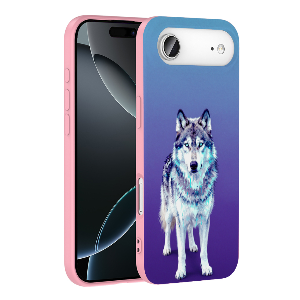 Mystic Blue Eyed Wolf İphone 17 Air Case