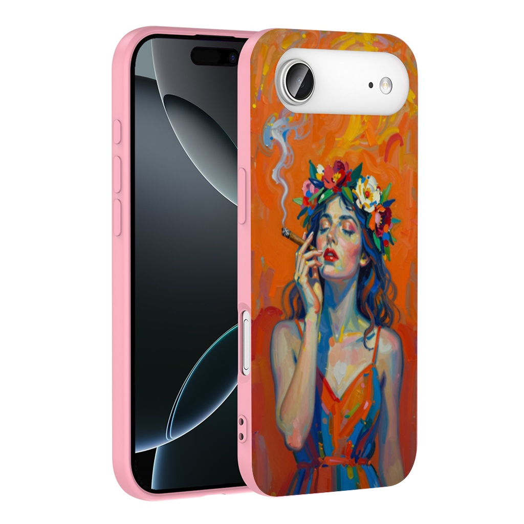 Bohemian Woman with Flower Crown İphone 17 Air Case
