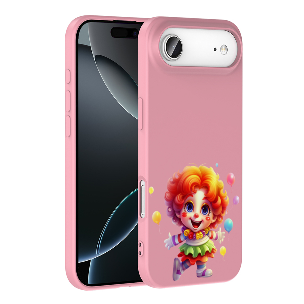 Cute Rainbow Hair Happy Clown İphone 17 Air Case