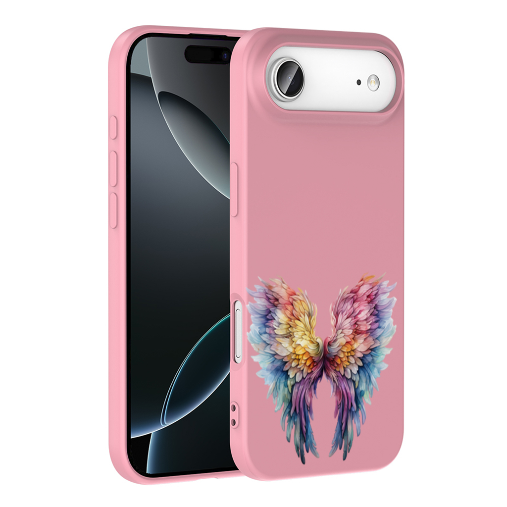 Pastel Rainbow Angel Wings İphone 17 Air Case