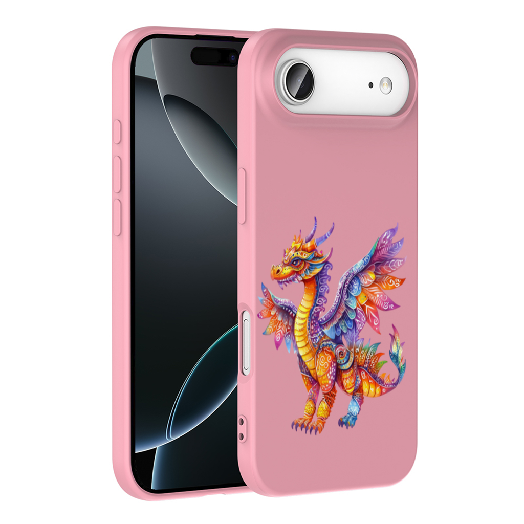 Vibrant Rainbow Mythical Dragon İphone 17 Air Case