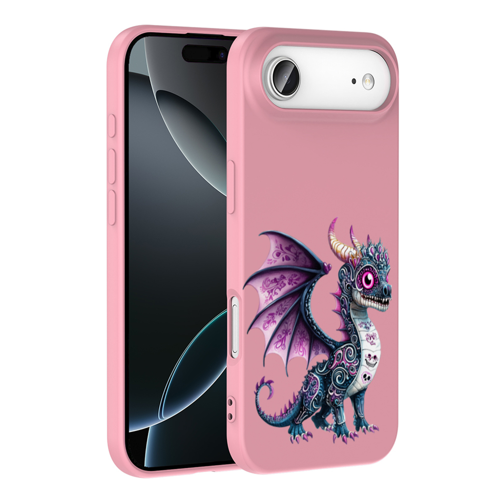 Purple Sugar Skull Dragon İphone 17 Air Case