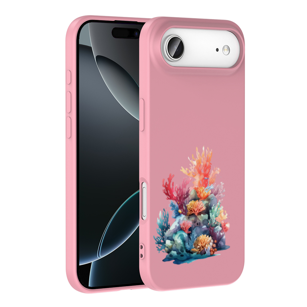 Vibrant Watercolor Coral Reef Scene İphone 17 Air Case