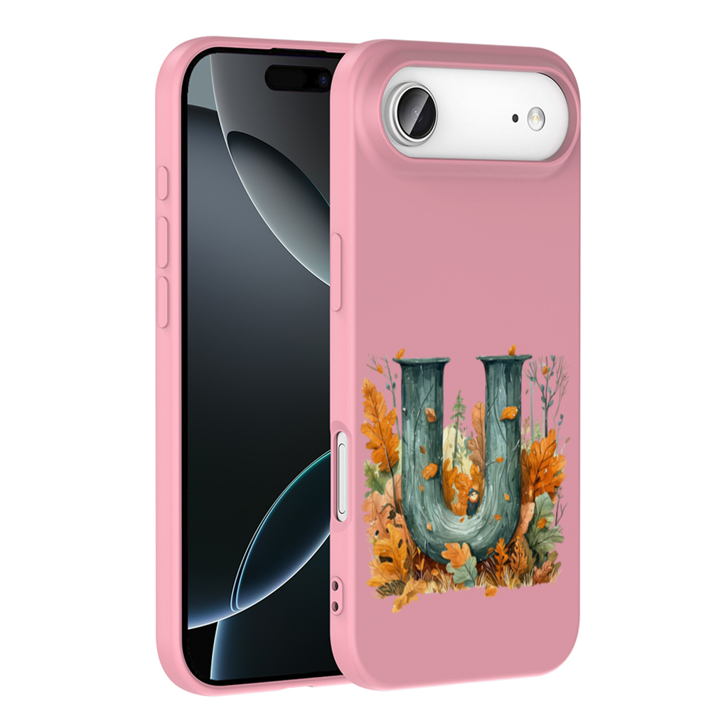 Autumn Woodland Initial Letter U İphone 17 Air Case
