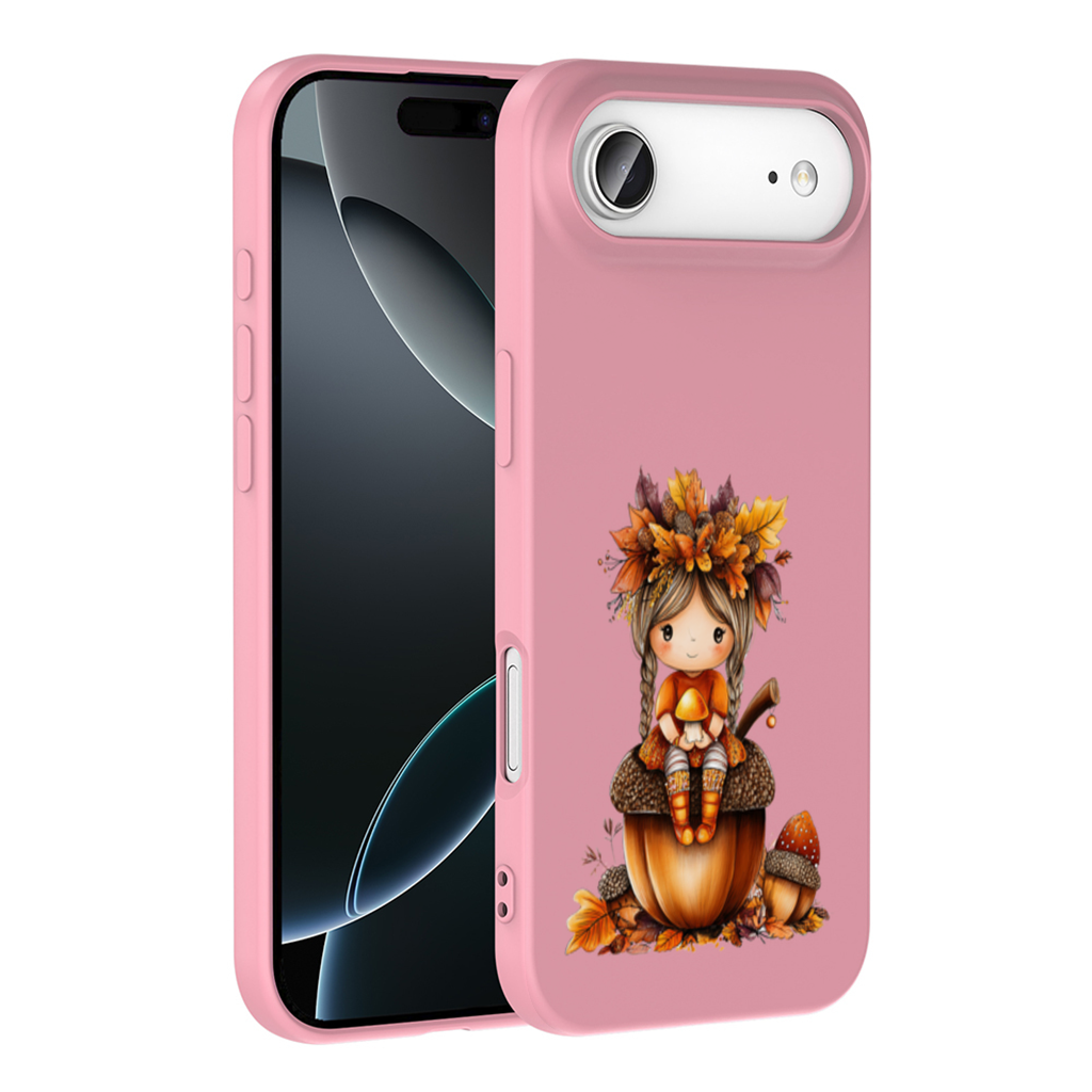 Autumn Acorn Mushroom Girl İphone 17 Air Case