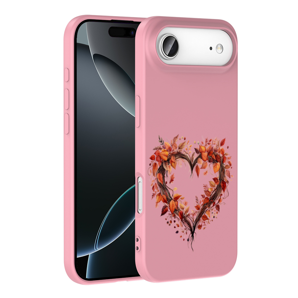 Autumn Leaves Heart Wreath İphone 17 Air Case