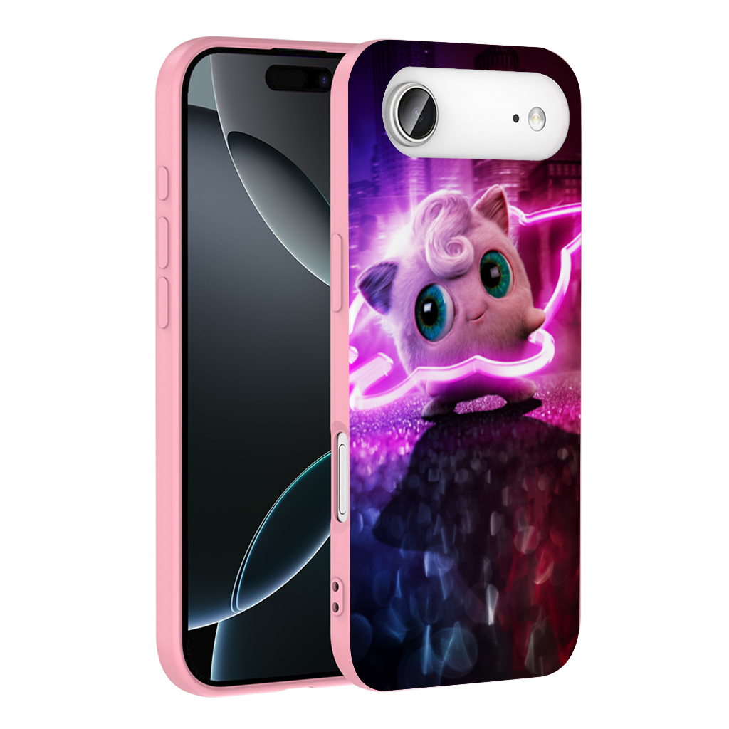 Cyberpunk Pink Fluffy Creature İphone 17 Air Case