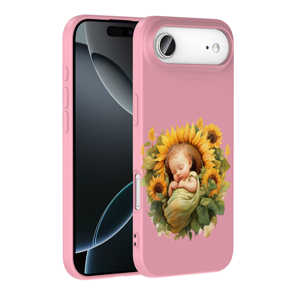 Ayçiçeği İçinde Uyuyan Bebek iPhone 17 Air Kılıfı