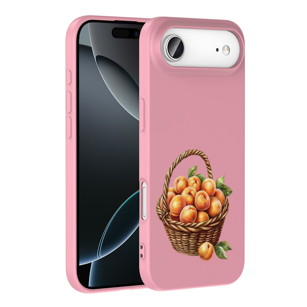 Hasır Sepette Taze Şeftaliler iPhone 17 Air Kılıfı