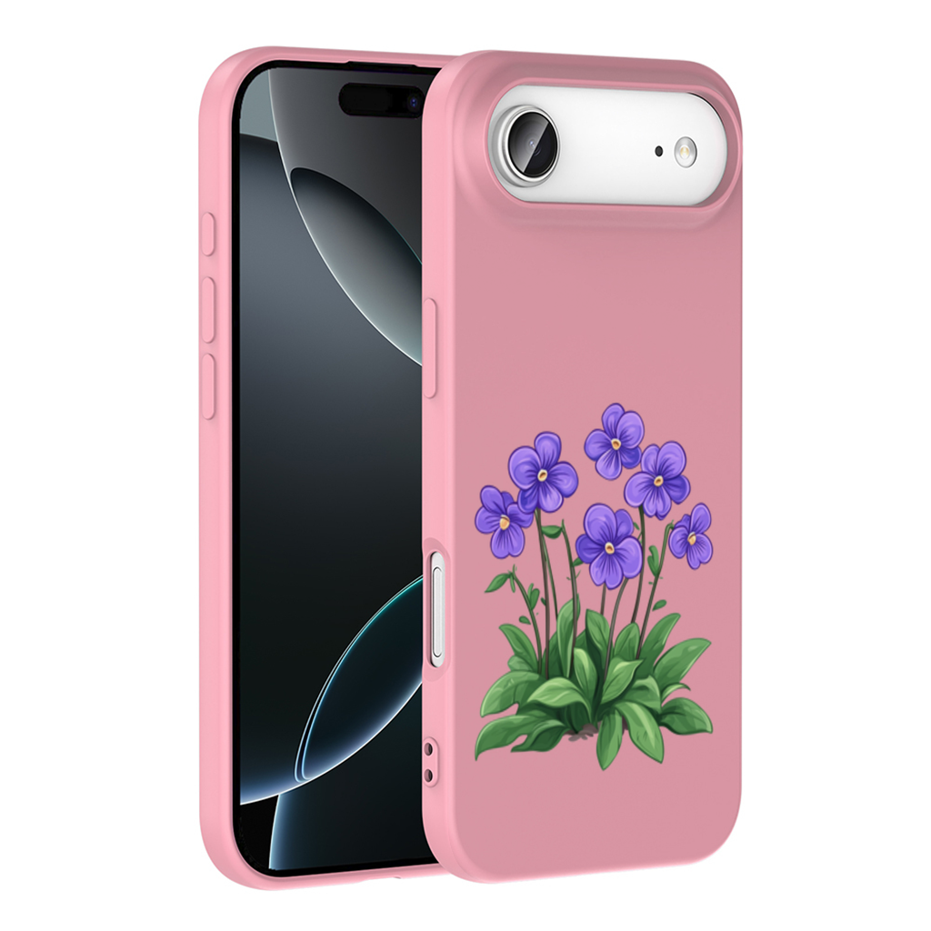 Cottagecore Purple Violets İphone 17 Air Case