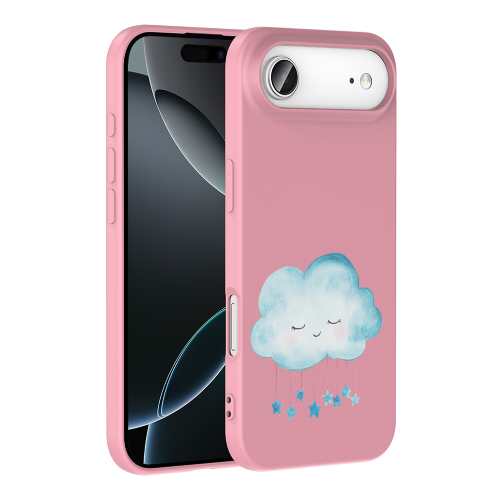 Mavi Uyuyan Bulut ve Sallanan Yıldızlar iPhone 17 Air Kılıfı