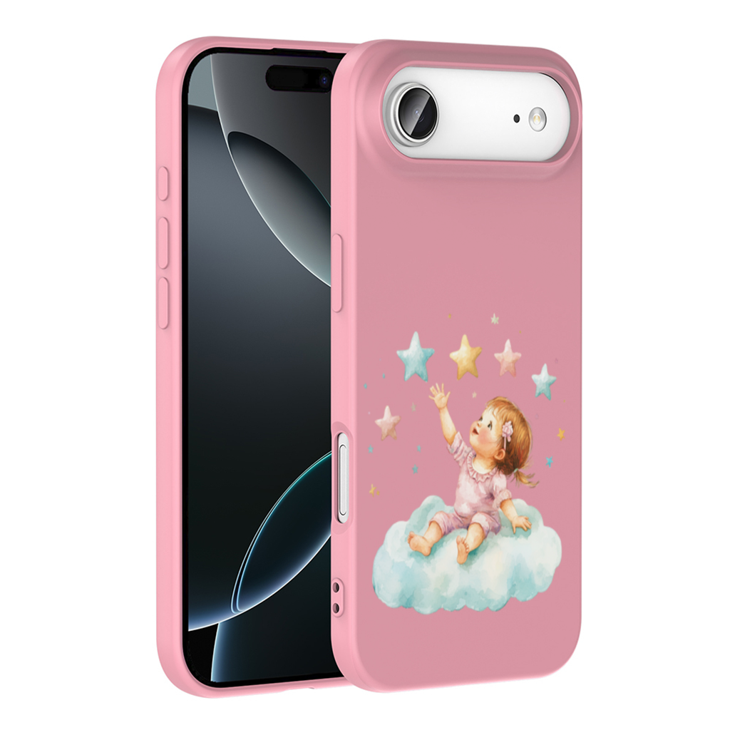 Bulut Üzerinde Yıldızlara Ulaşan Bebek iPhone 17 Air Kılıfı