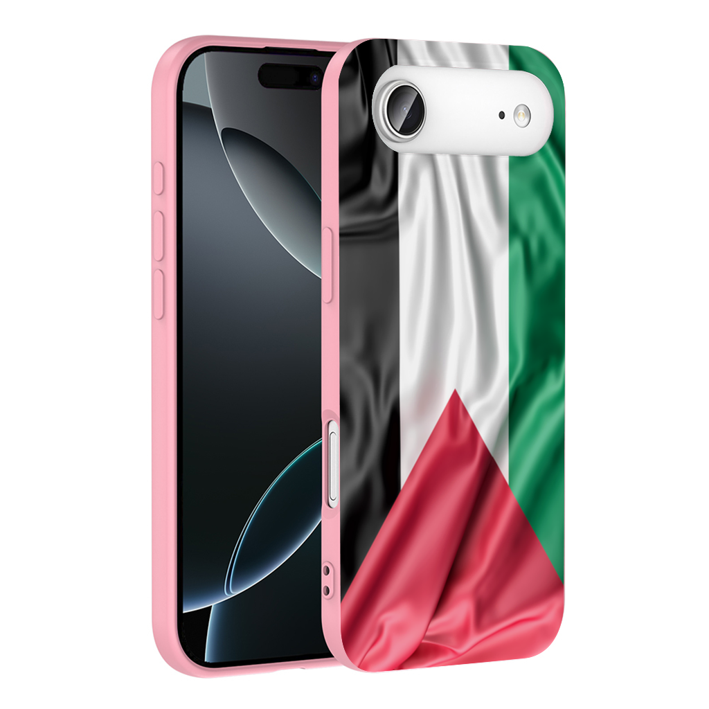 Waving Palestine Flag