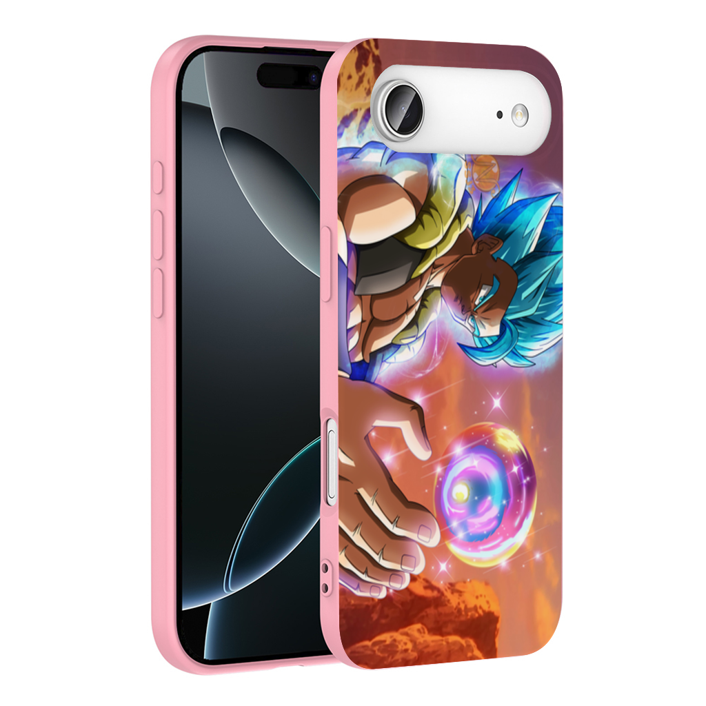 Enerji Küresi Tutan Mavi Saçlı Savaşçı iPhone 17 Air Kılıfı