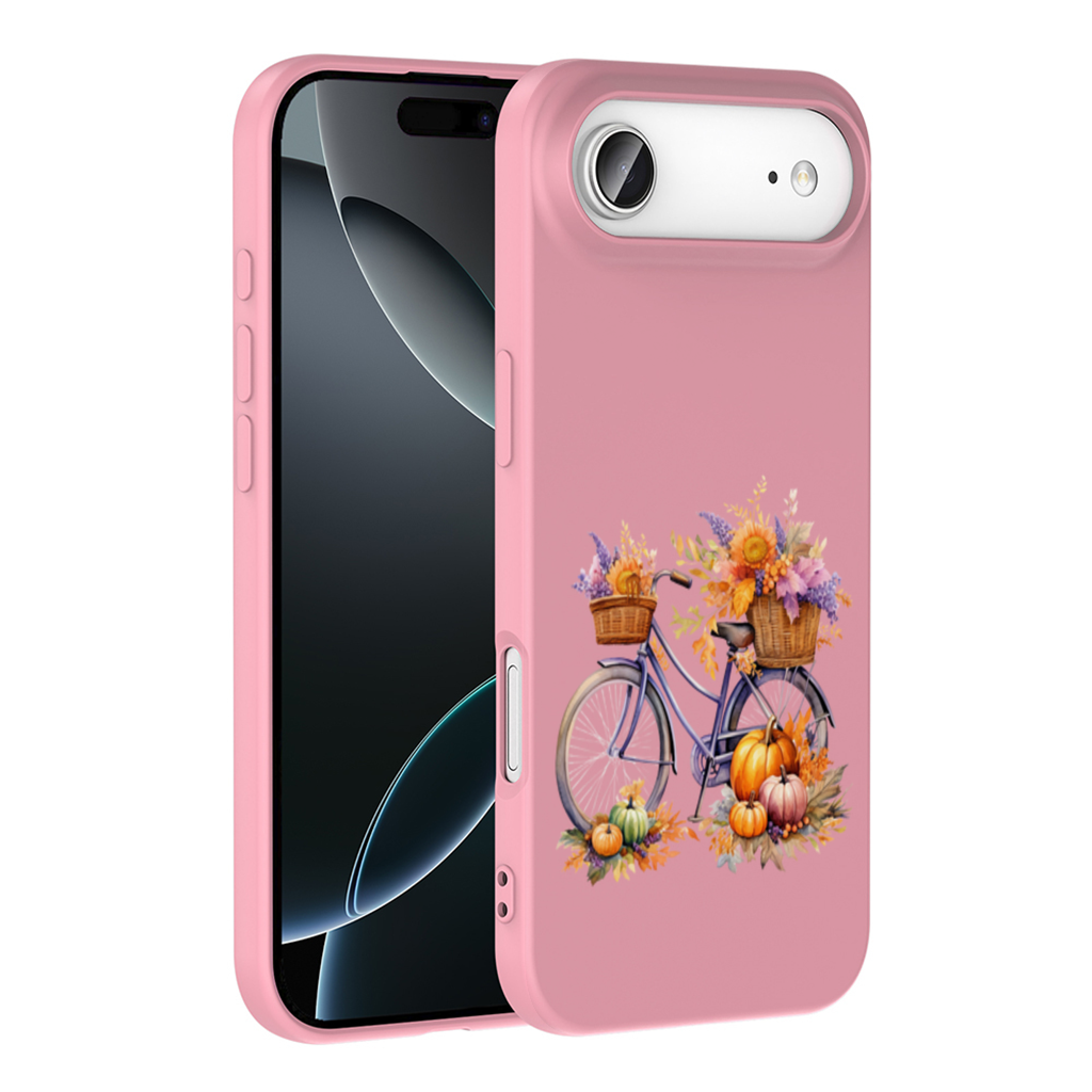 Lavender Autumn Bicycle with Pumpkins İphone 17 Air Case