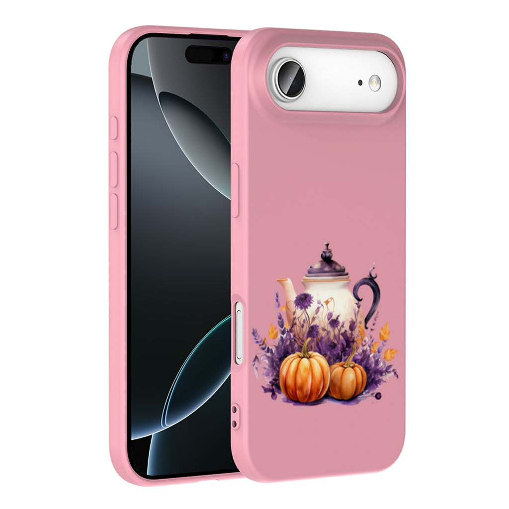 Vintage Purple Floral Pumpkin Teapot İphone 17 Air Case