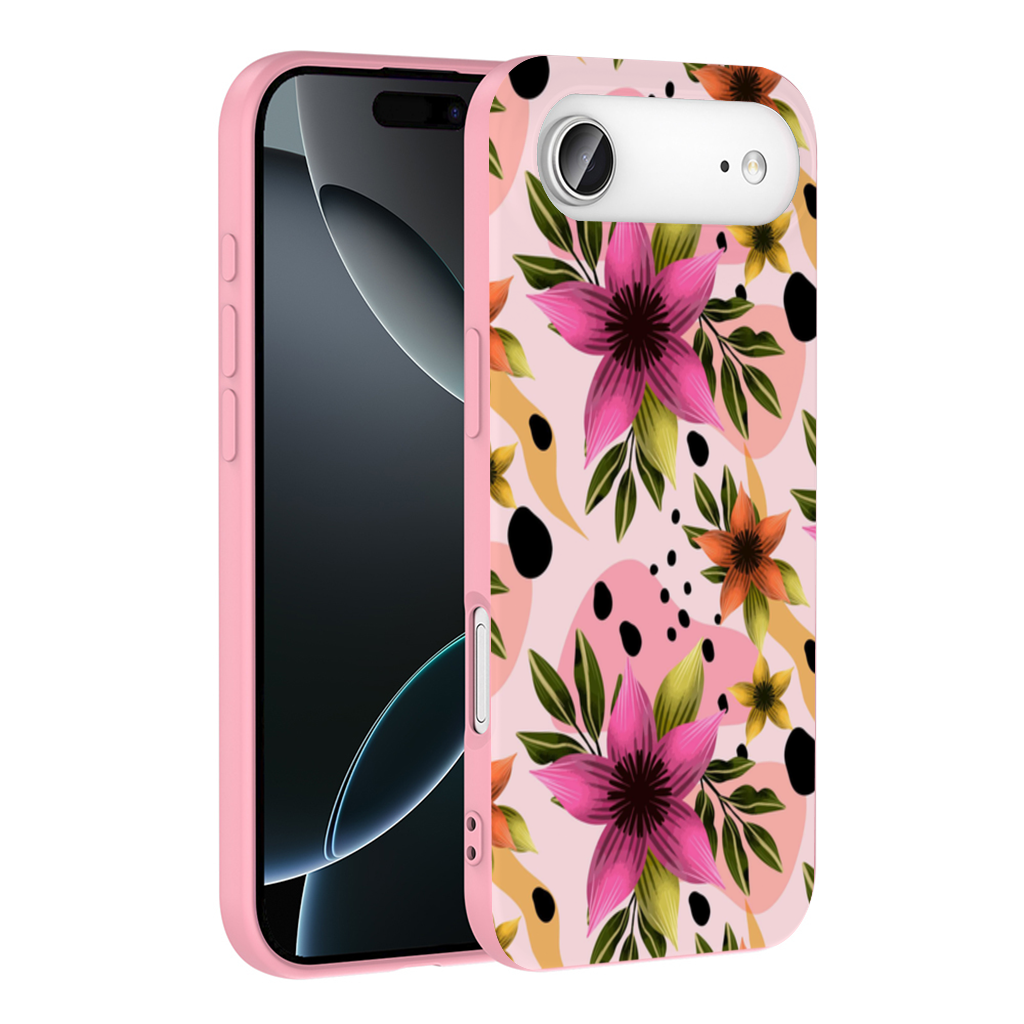 Boho Pink Lily Botanical 