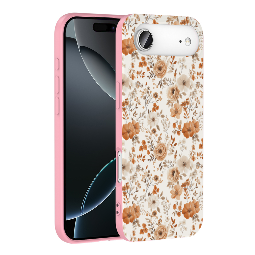 Terracotta Vintage Rose İphone 17 Air Case