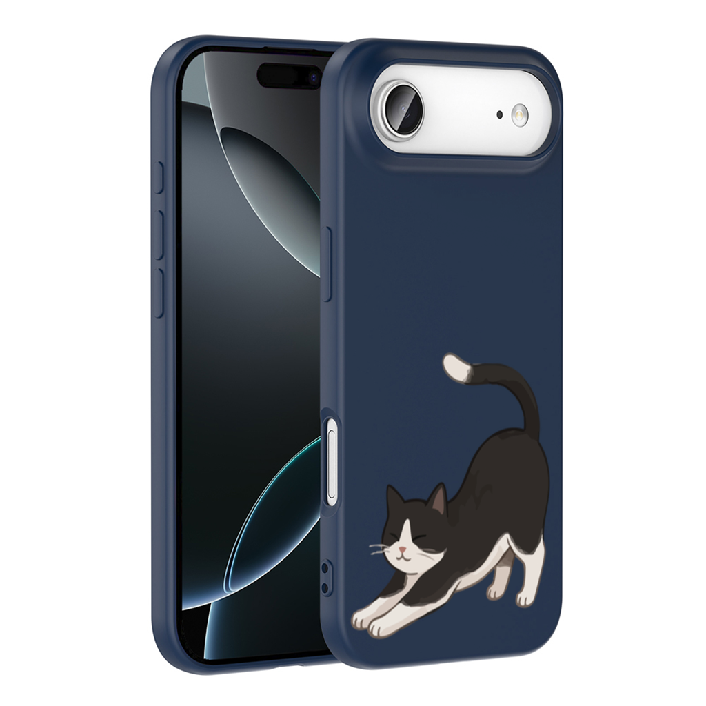 Stretching Tuxedo Cat İphone 17 Air Case