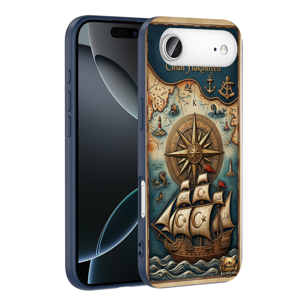 Vintage Ottoman Navy Compass Phone Case İphone 17 Air Case