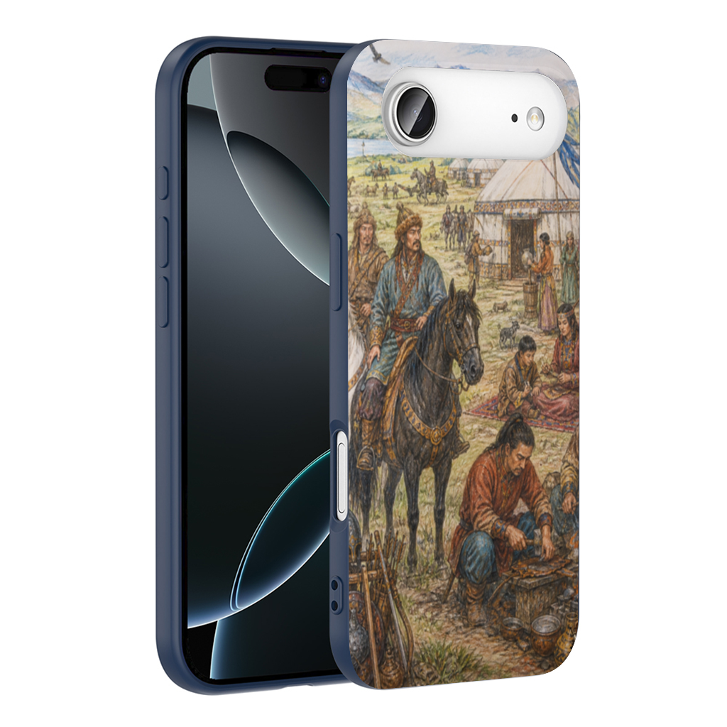 Blacksmiths of the Steppe Ancient Nomadic Camp Art İphone 17 Air Case