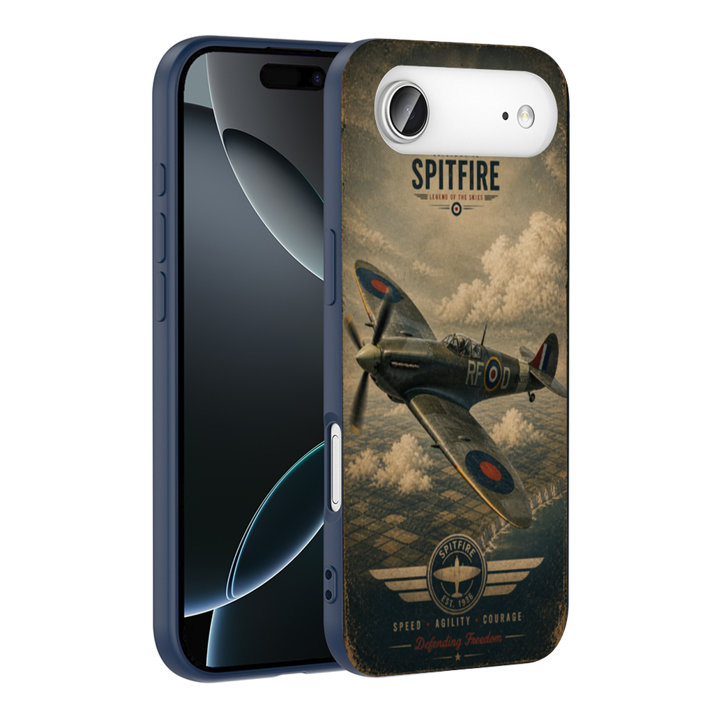 Spitfire Fighter Plane Retro İphone 17 Air Case