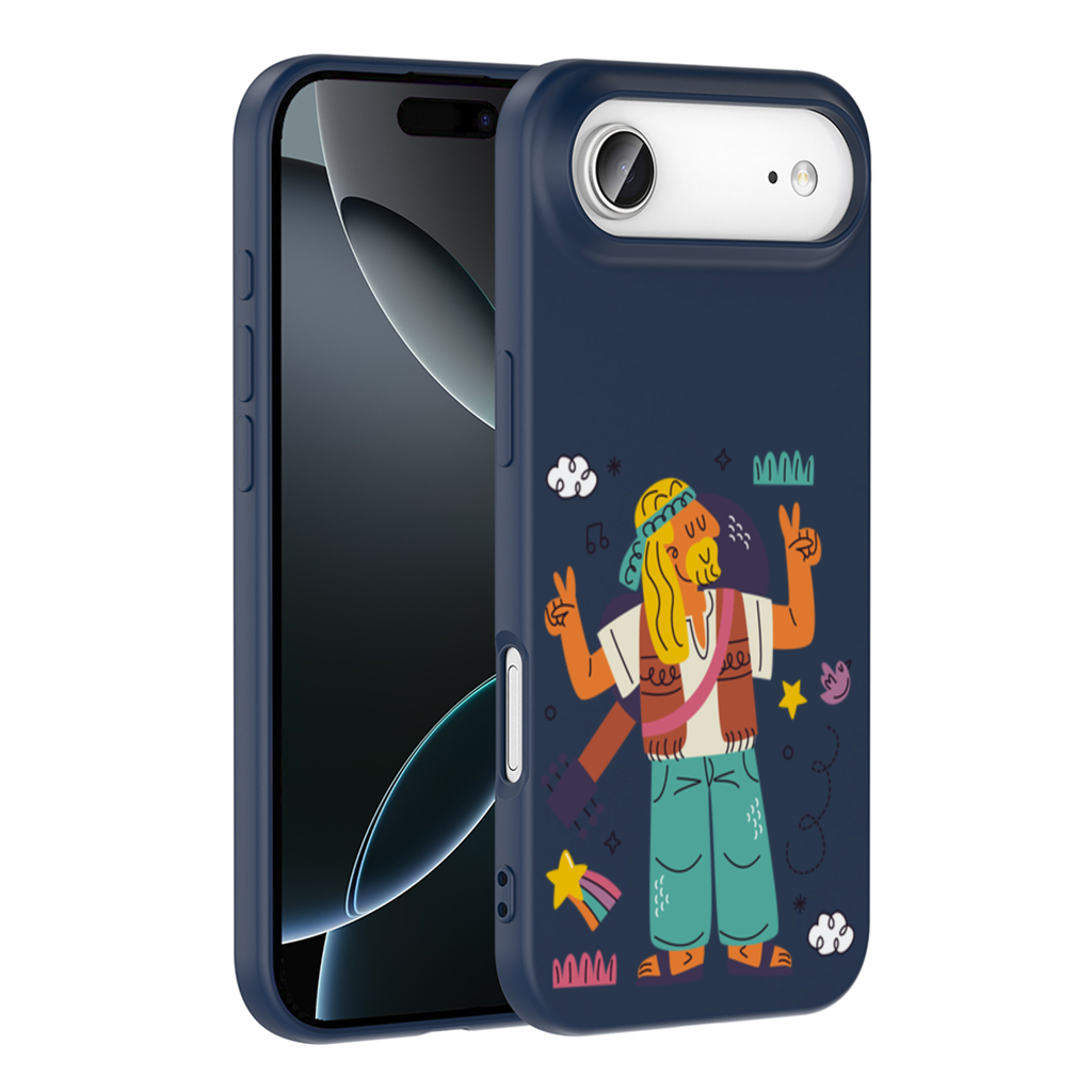Retro Hippie Character İphone 17 Air Case