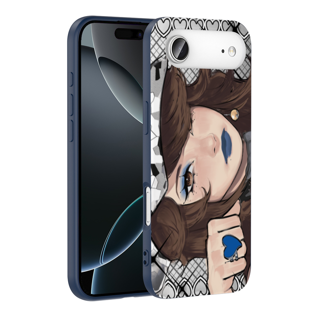 blue heart İphone 17 Air Case