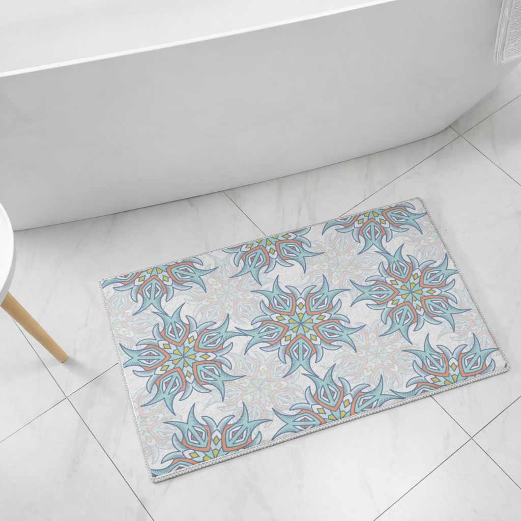 An abstract visual Bath Mat