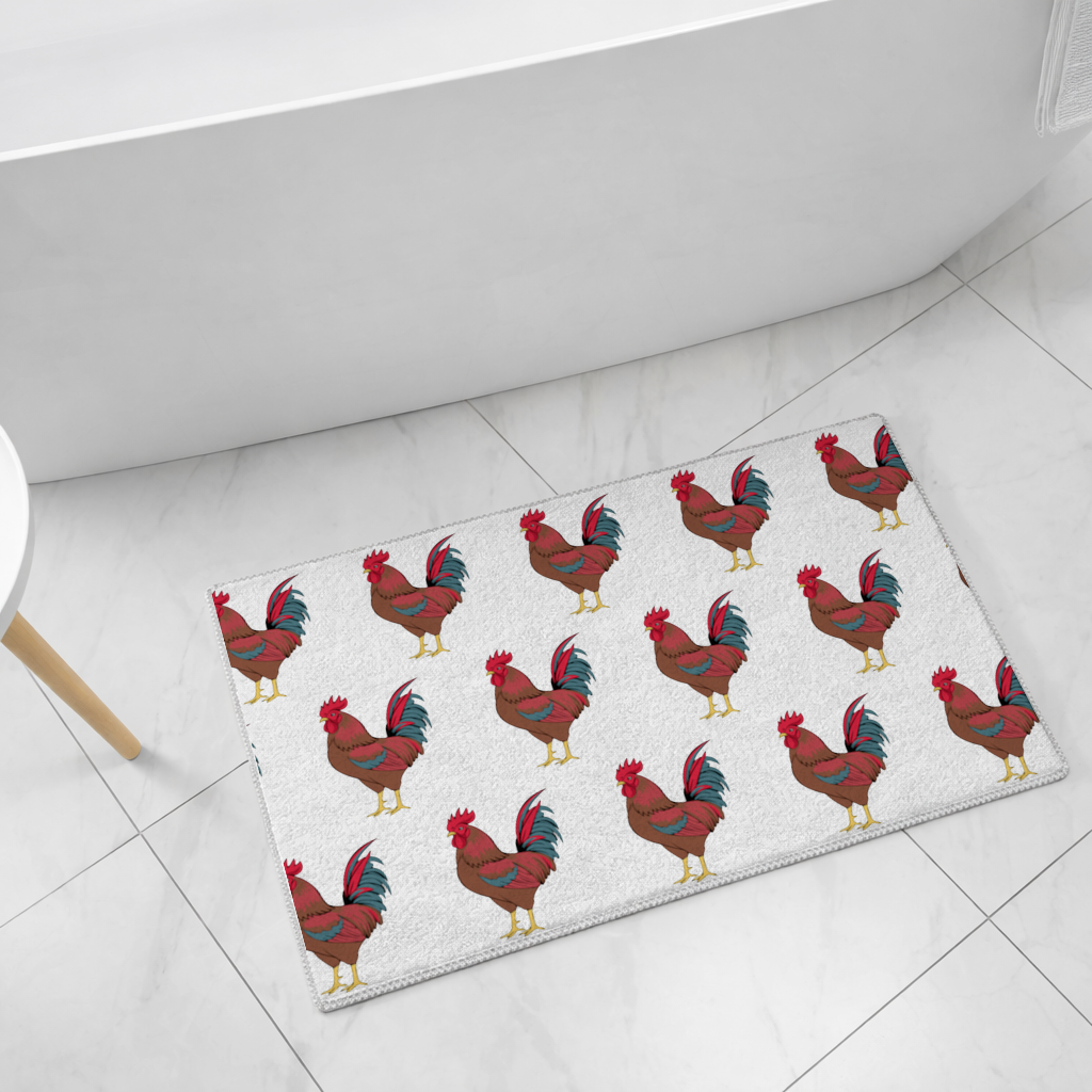 Wilson Lo Siento Retro Graphic Art Bath Mat