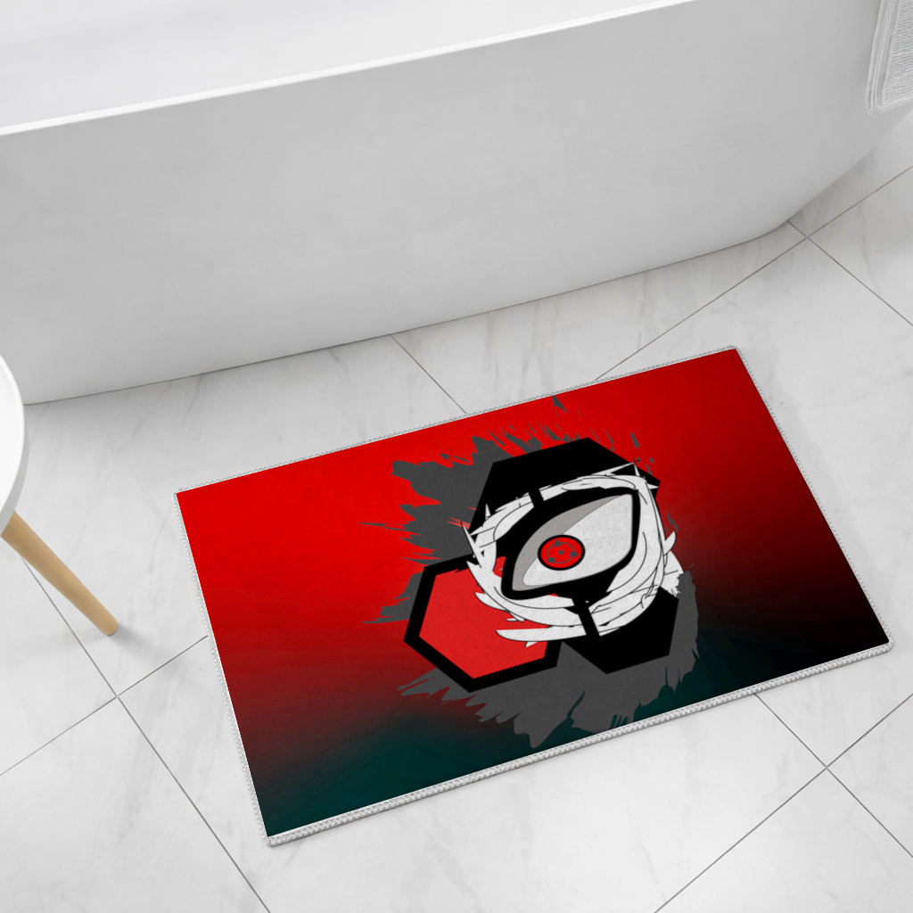 Mystic Red Eye Hexagon Bath Mat