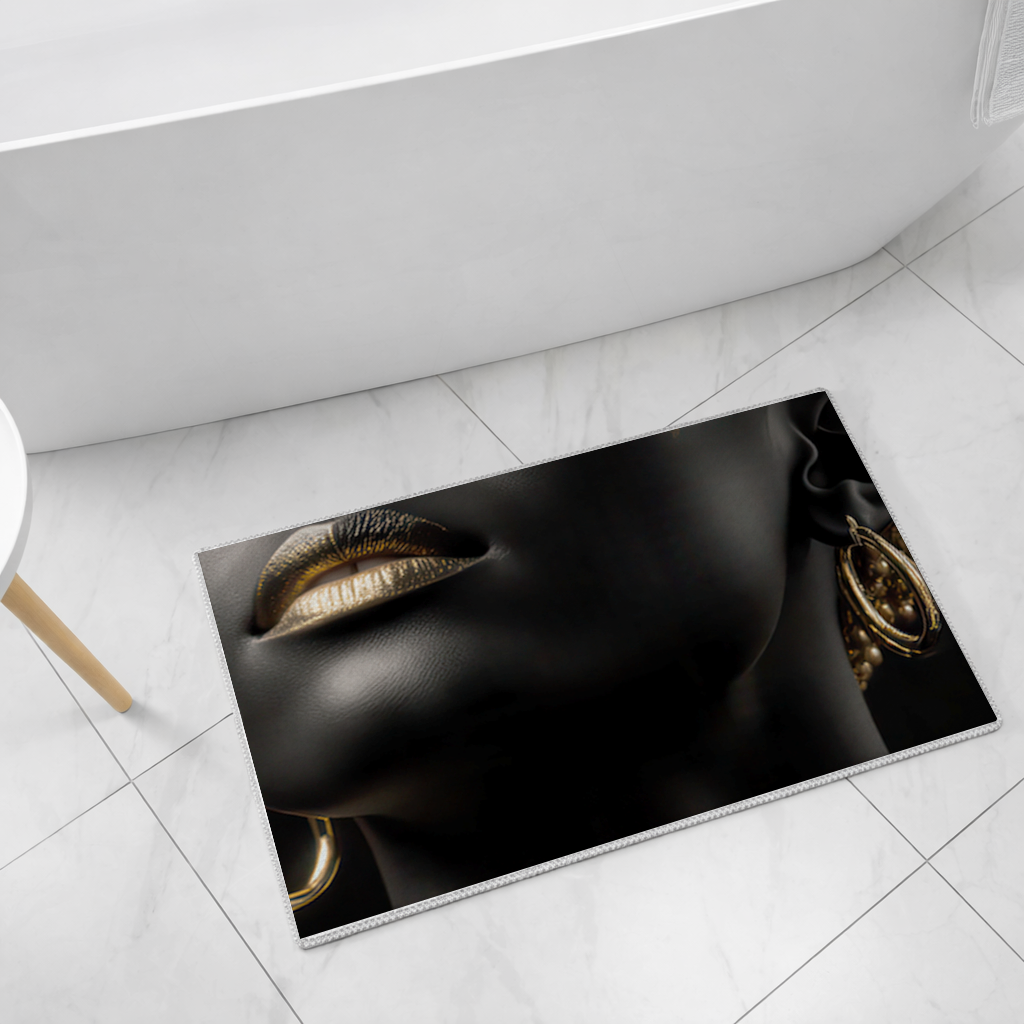 Gold Afrofuturistic Black Woman 