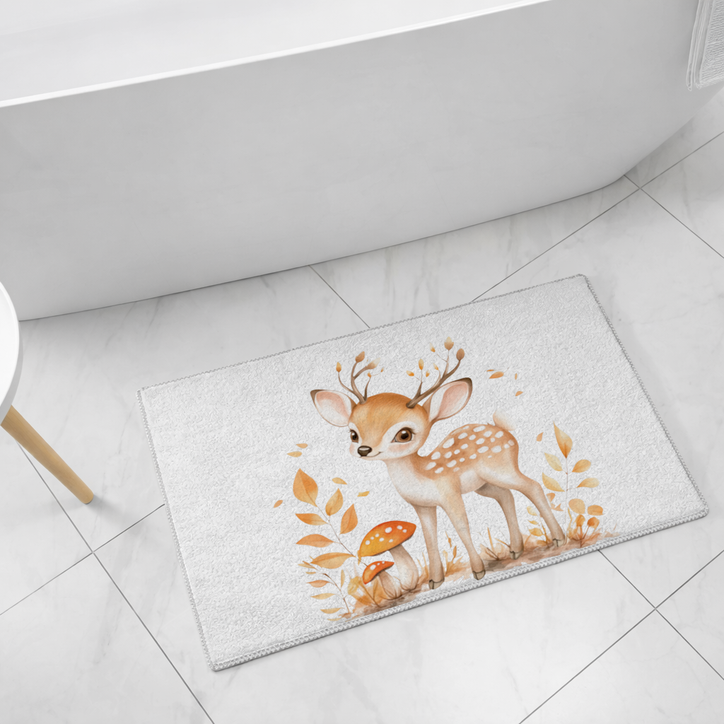 Whimsical Autumn Woodland Fawn 
