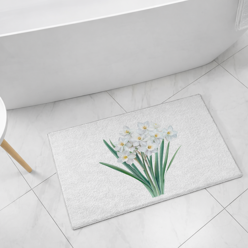 White Daffodil Bouquet Botanical 