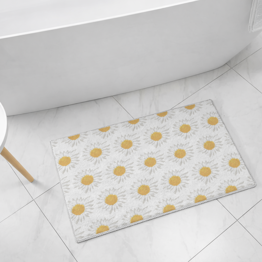 Papatya Banyo Halısı