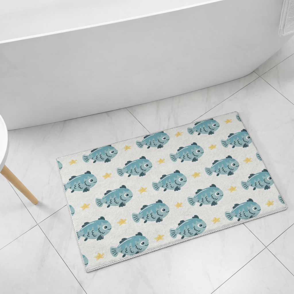 Cute Fish Bath Mat