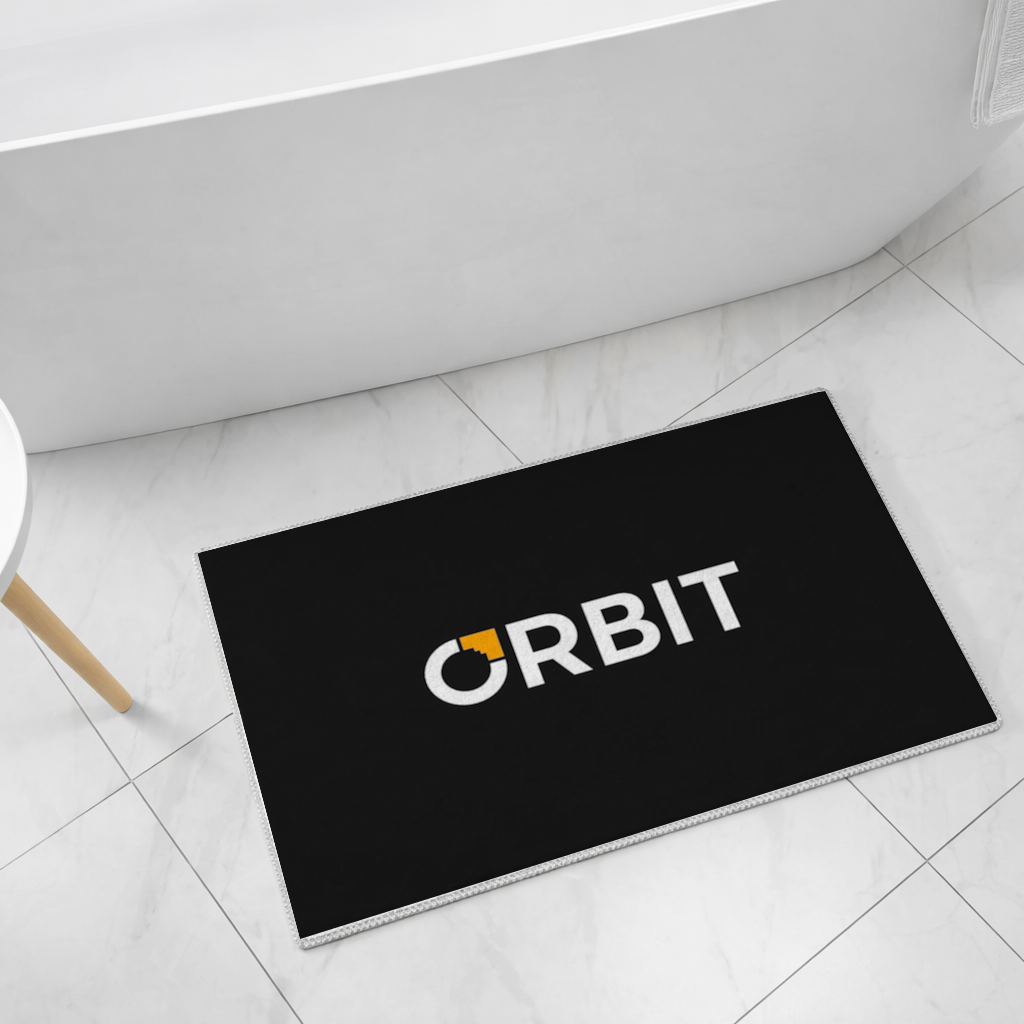 Orbit Logo Banyo Halısı