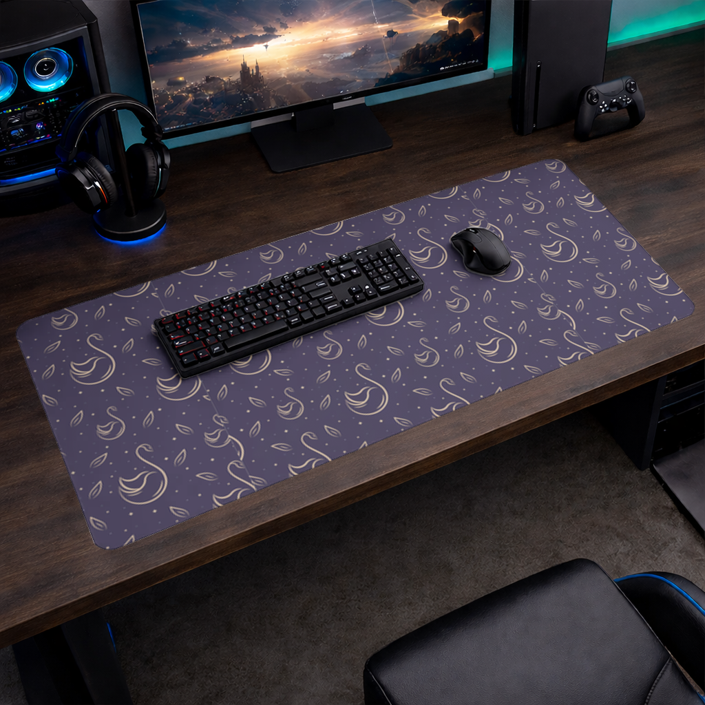 kuğu pattern deseni Mouse Pad