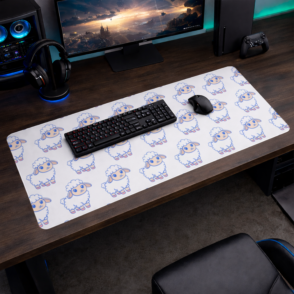 Cute Kawaii Lamb Mouse Pad