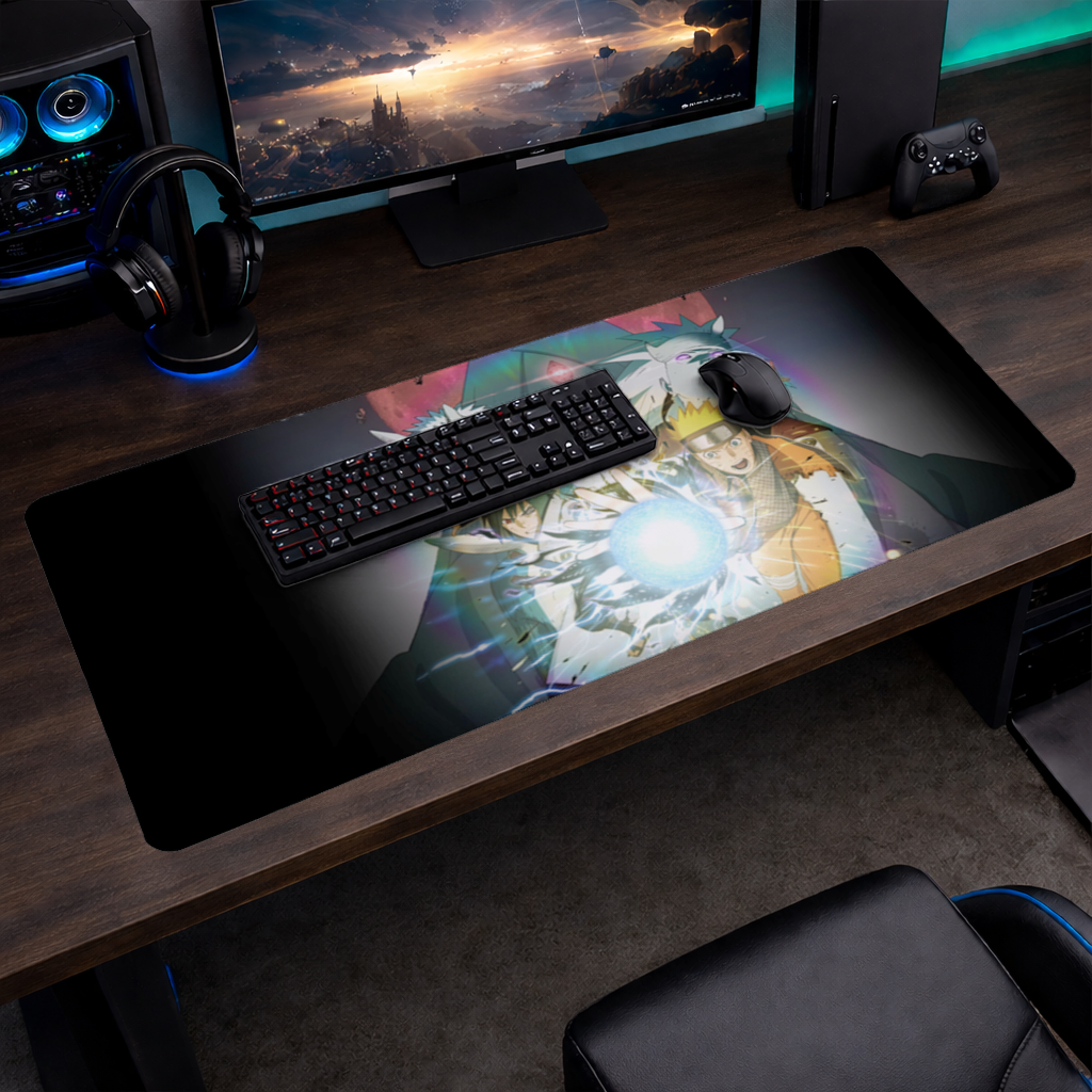 Naruto  Sasuke  Ultimate Rasengan Chidori Clash Mouse Pad